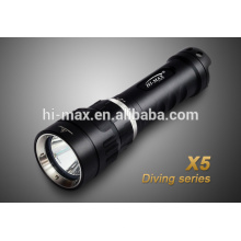 Hi-Max NOUVEAU Torche de plongée CREE XM-L U2 LED 1200 Lumens Plongée Lampe de poche